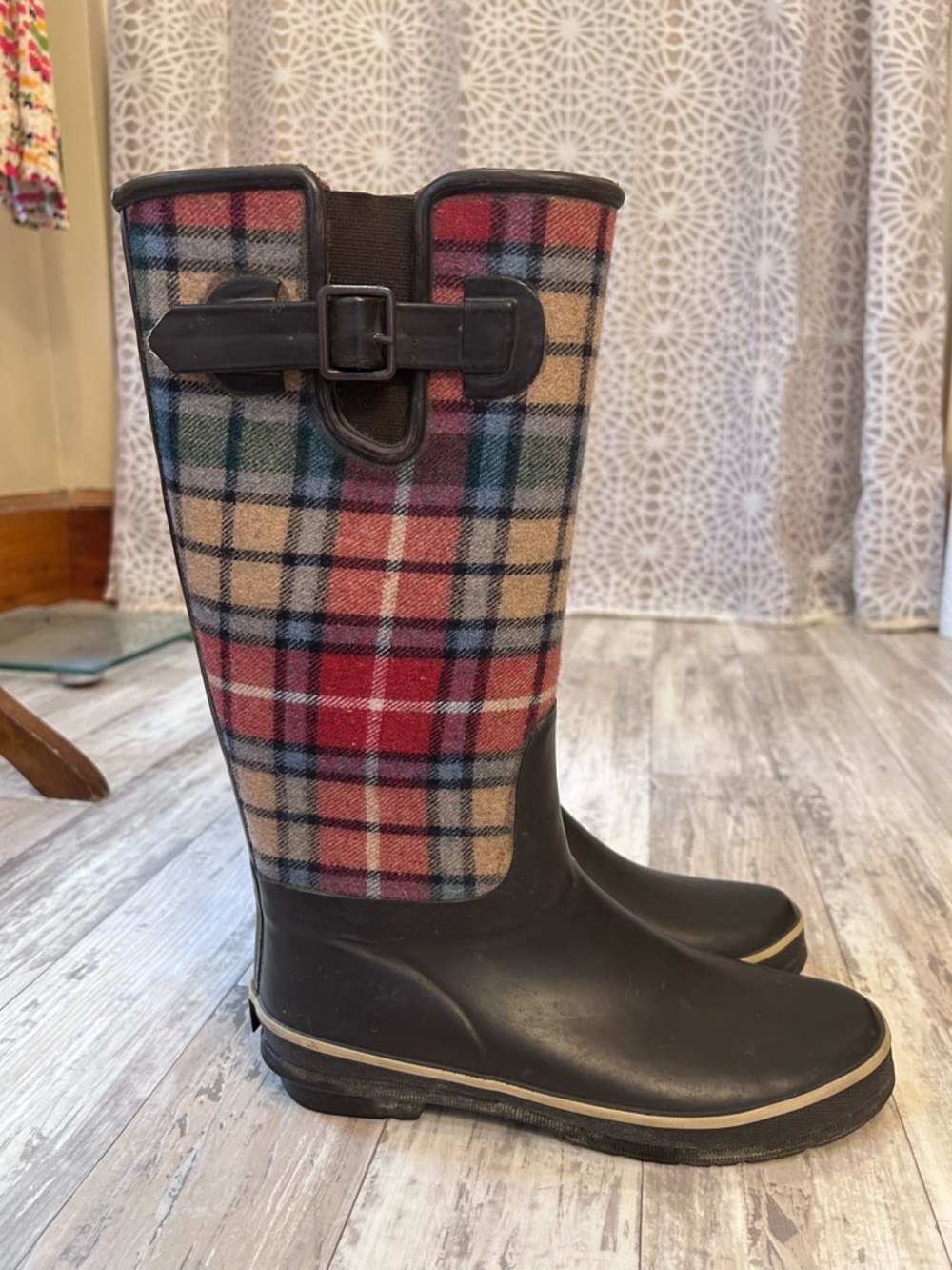 Sperry Top Sider Wool Pelican Rain Boots